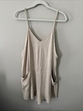 CJLA Oatmeal Romper size L